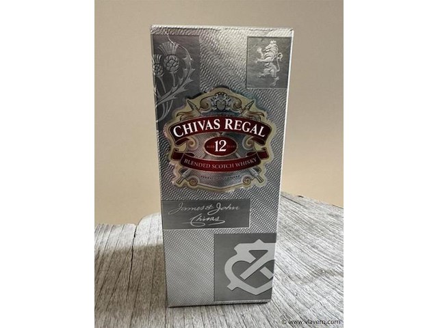 1 fles chivas regal 12y whisky - afbeelding 1 van  1