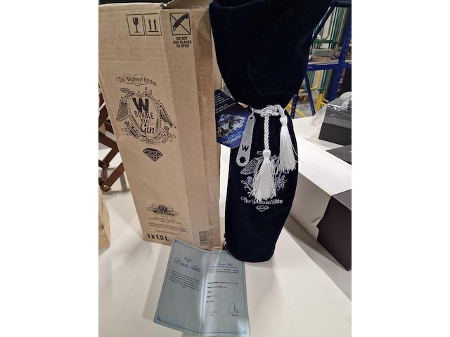 1 fles double you gin - - afbeelding 1 van  5