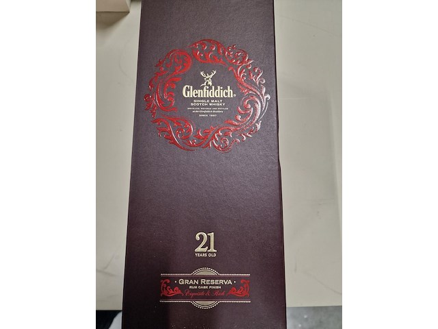 1 fles whisky glenfiddich - afbeelding 1 van  2