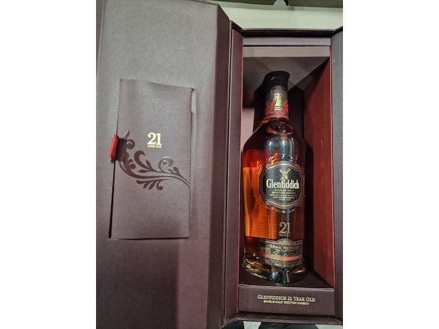 1 fles whisky glenfiddich - afbeelding 2 van  2