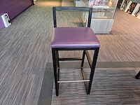 1 formicahouten presentatietafel met glazen open kast met verlichting - afbeelding 5 van  9