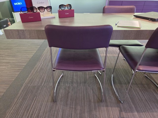 1 formicahouten presentatietafel met glazen open kast met verlichting - afbeelding 10 van  11