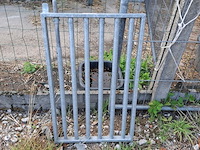 1 galva traliehek voor paardenstal 80cm hoog x 50cm breed - afbeelding 1 van  3
