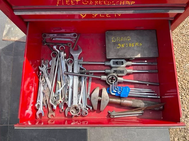1 gevulde verrijdbare werkkoffer - afbeelding 3 van  7