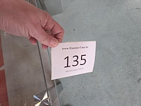 1 glazen salontafel + glazen bijzettafel - afbeelding 1 van  6