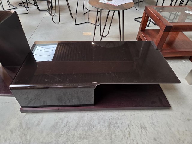 1 glazen salontafel met 2 banktafels - afbeelding 3 van  10