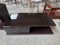 1 glazen salontafel met 2 banktafels - afbeelding 3 van  10