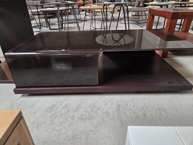 1 glazen salontafel met 2 banktafels - afbeelding 4 van  10