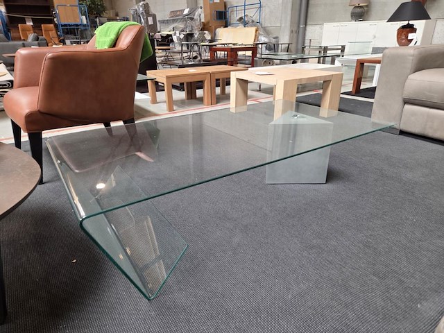 1 glazen salontafel mic 204 - afbeelding 3 van  5