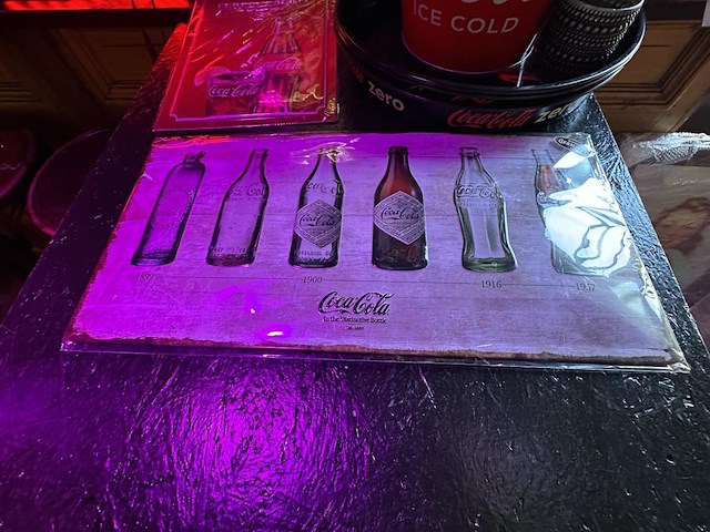 1 groot lot promomateriaal coca-cola - afbeelding 9 van  12