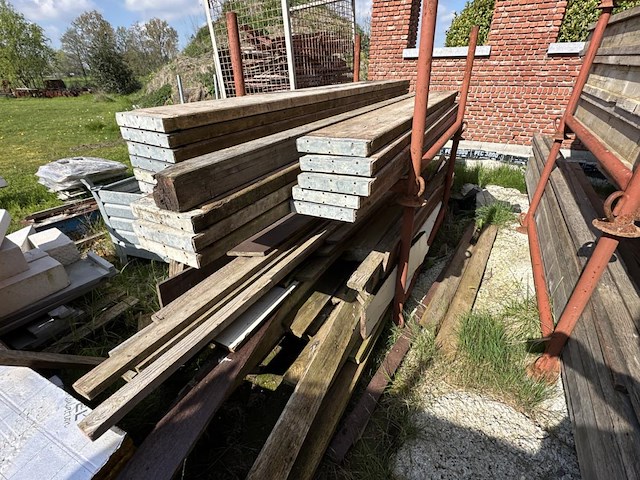 1 groot lot stelschoren + hout - afbeelding 6 van  6