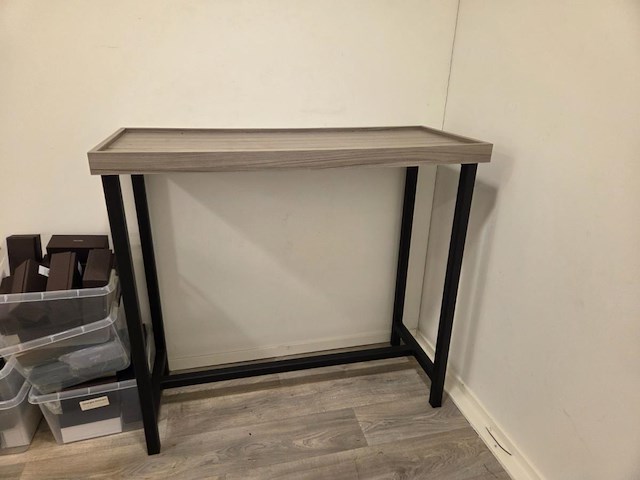 1 hoge formicahouten tafel - afbeelding 1 van  4
