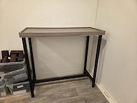 1 hoge formicahouten tafel - afbeelding 1 van  4