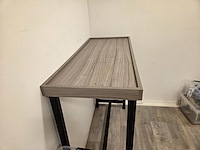 1 hoge formicahouten tafel - afbeelding 2 van  4