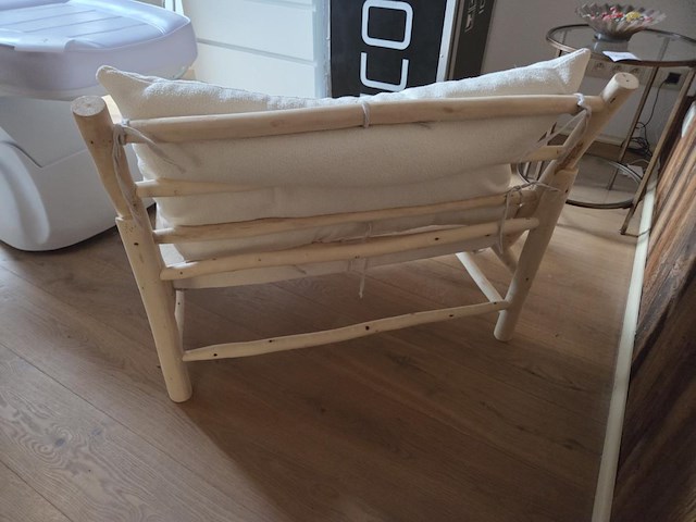 1 houten bijzetstoel - afbeelding 3 van  3