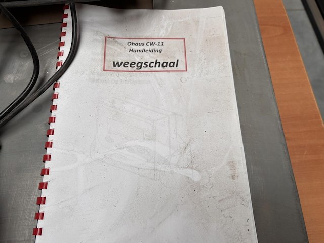 1 industriële weegschaal ohaus cw-11 - afbeelding 3 van  5