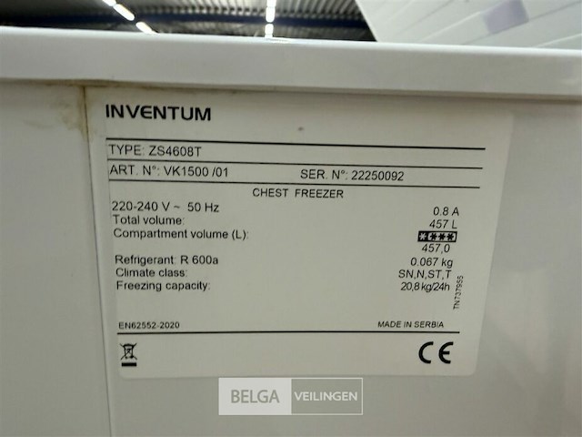 1 inventum vk 1500 vrieskist - afbeelding 5 van  7