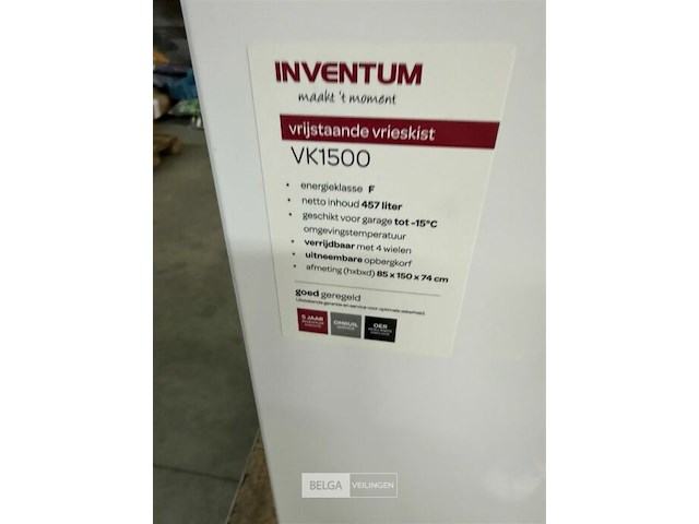 1 inventum vk 1500 vrieskist - afbeelding 6 van  7