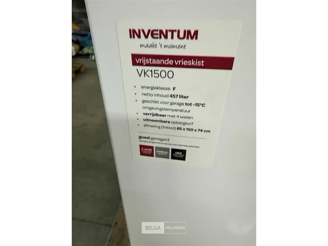 1 inventum vk 1500 vrieskist - afbeelding 6 van  7