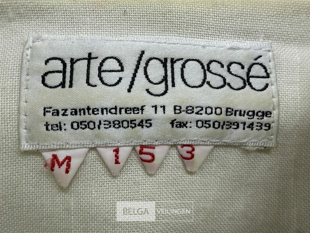 1 kazuifel beige + dubbel kraag - afbeelding 2 van  2