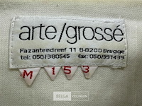 1 kazuifel beige + dubbel kraag - afbeelding 2 van  2