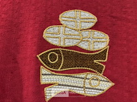 1 kazuifel rood - afbeelding 2 van  2