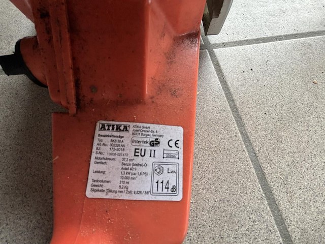 1 kettingzaag atika bks38a - afbeelding 3 van  4