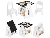 1 kindertafel met 2 stoelen, kindermeubels - afbeelding 2 van  8