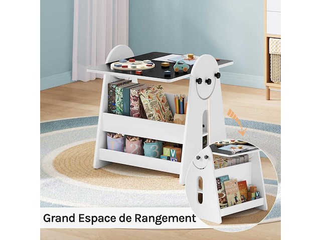 1 kindertafel met 2 stoelen, kindermeubels - afbeelding 6 van  8