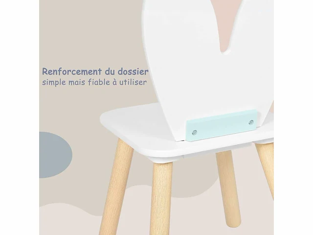 1 kindertafel met 2 stoelen, kindermeubels - afbeelding 5 van  8