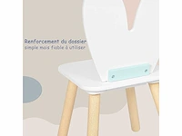 1 kindertafel met 2 stoelen, kindermeubels - afbeelding 5 van  8