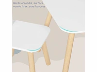1 kindertafel met 2 stoelen, kindermeubels - afbeelding 6 van  8