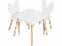 1 kindertafel met 2 stoelen, kindermeubels - afbeelding 8 van  8