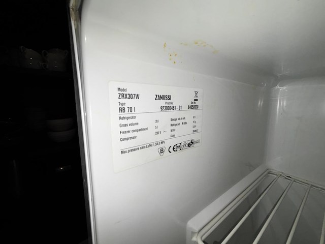 1 kleine koelkast zanussi zrx307w - afbeelding 4 van  4