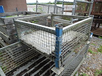 1 kraangaascontainer met 4 haken