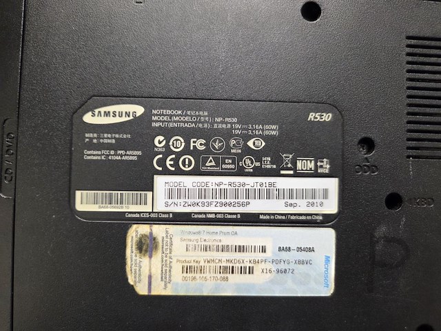 1 laptop samsung notebook r530 - afbeelding 2 van  4