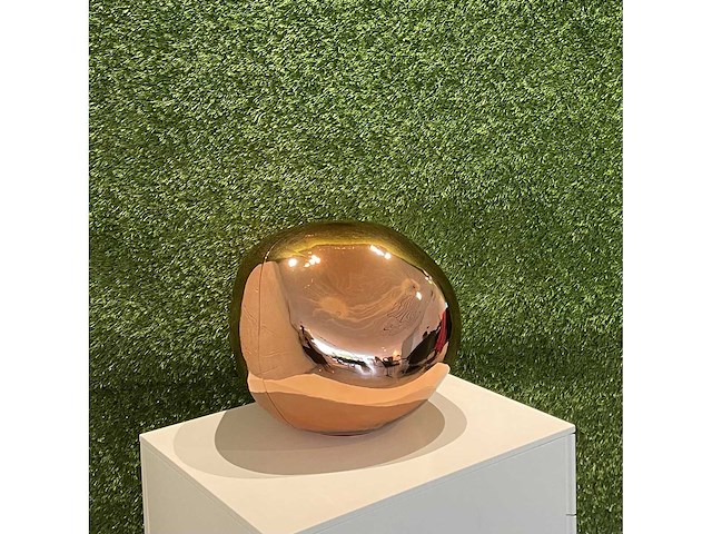 1 lavalamp - koper - 20 cm diameter - afbeelding 2 van  4