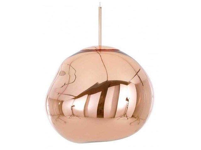 1 lavalamp - koper - 20 cm diameter - afbeelding 1 van  3