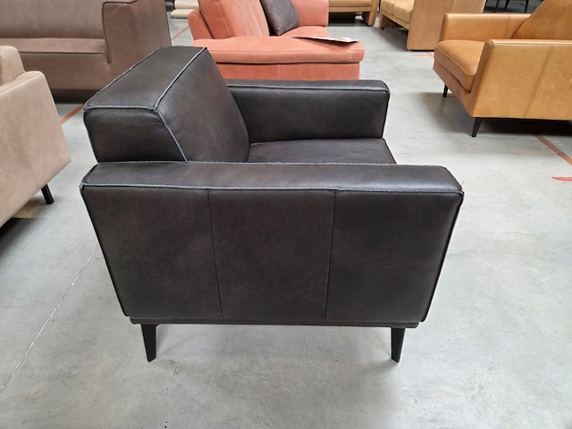 1 lederen bijzetfauteuil caro - afbeelding 2 van  6