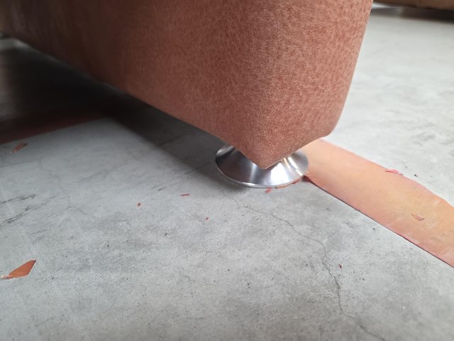 1 lederen bijzetfauteuil hemming hoog - afbeelding 4 van  4