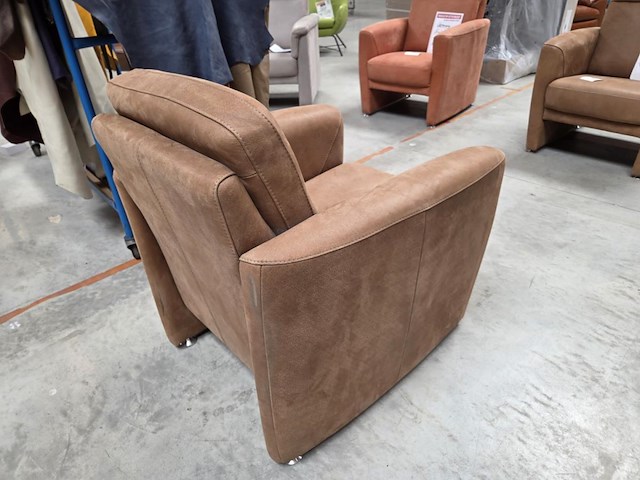 1 lederen bijzetfauteuil hemming laag - afbeelding 3 van  6