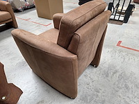 1 lederen bijzetfauteuil hemming laag - afbeelding 5 van  6