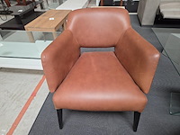 1 lederen bijzetfauteuil mobitec - afbeelding 1 van  7