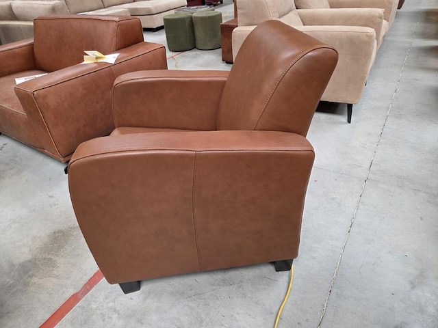 1 lederen bijzetfauteuil picaza - afbeelding 4 van  5