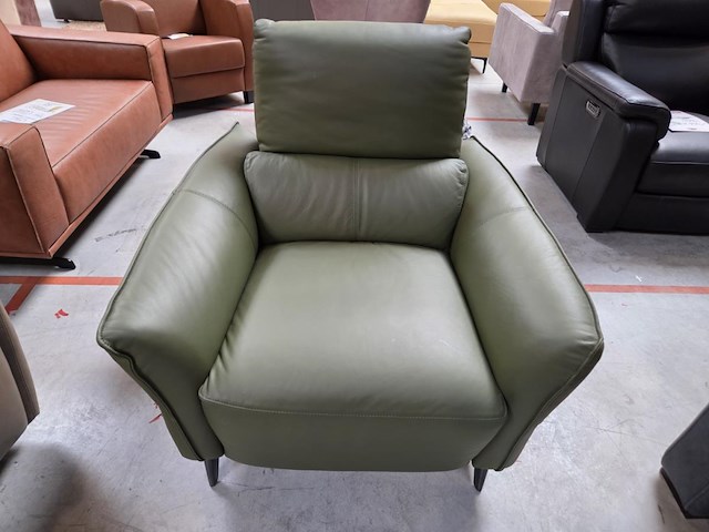 1 lederen bijzetfauteuil - afbeelding 1 van  7