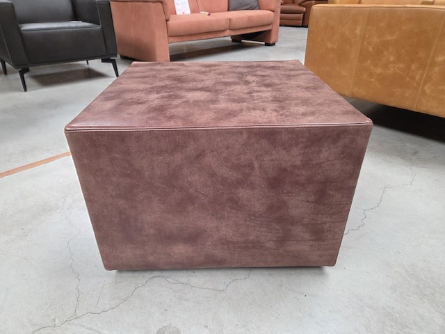 1 lederen bijzettafel - afbeelding 1 van  4