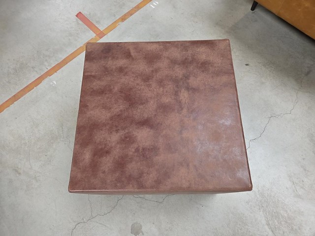 1 lederen bijzettafel - afbeelding 2 van  4