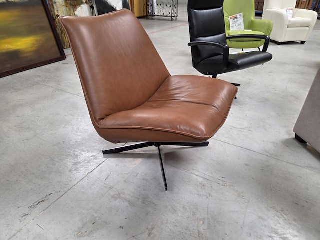 1 lederen draaifauteuil carlos - afbeelding 2 van  8