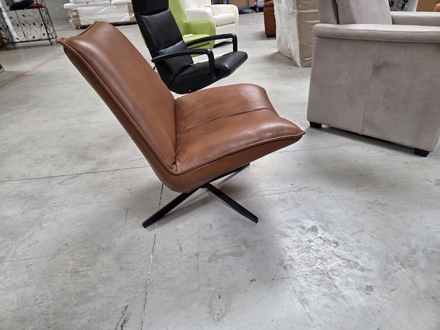 1 lederen draaifauteuil carlos - afbeelding 3 van  8