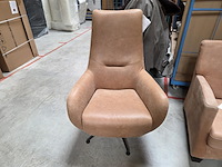 1 lederen draaifauteuil cathy - afbeelding 1 van  5